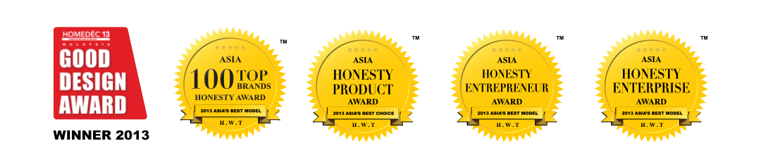 Industry Awards · Good Design Award · Asia Honesty Awards