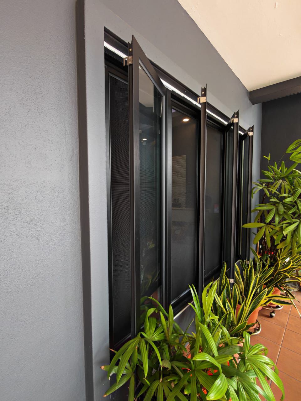 2in1 Security Mesh Window